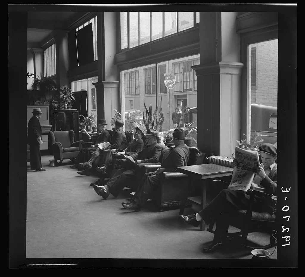 Salvation Army, San Francisco, California. Return of the army seen…, 1939