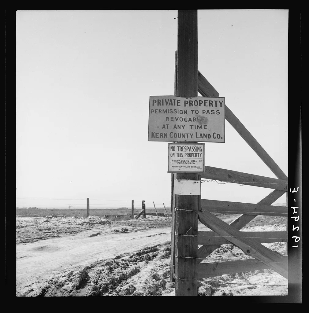 Kern County, California is largely in the hands of big landowners.…, 1939