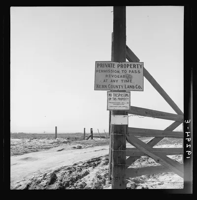 Kern County, California is largely in the hands of big landowners.…, 1939