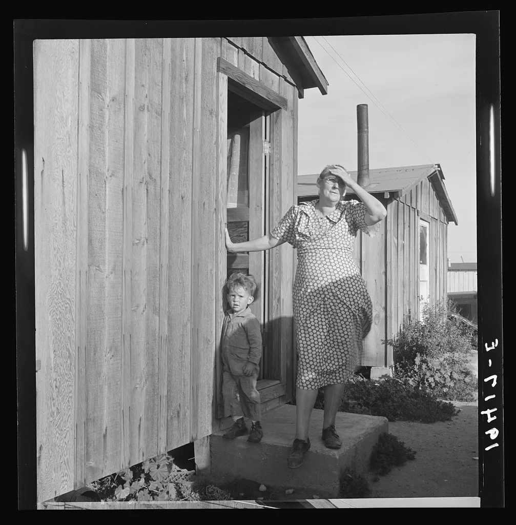 Grandmother and grandchild. Greenfield, Salinas Valley, California.…, 1939