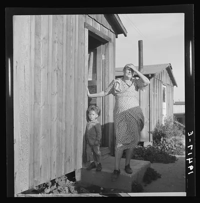 Grandmother and grandchild. Greenfield, Salinas Valley, California.…, 1939