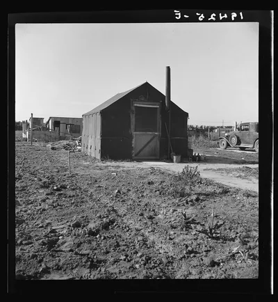 Outskirts of Salinas, California. Rapidly growing settlement of…, 1939