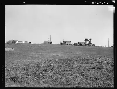 Settlement of small plots held mostly by lettuce shed workers, many…, California, 1939