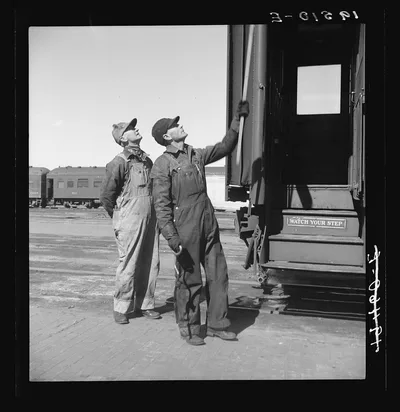 Yardmen. Grand Island, Nebraska, 1939