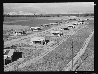 Tulare County, California. New homes for families on the Mineral King…, 1939