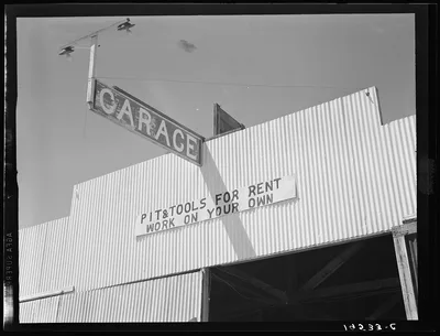 [Untitled photo, possibly related to: U.S. 99. Fresno County. "Pit…, California, 1939