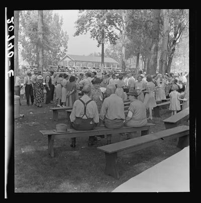 Oregon, Josephine County, Grants Pass. "California Day." A picnic in…, 1939